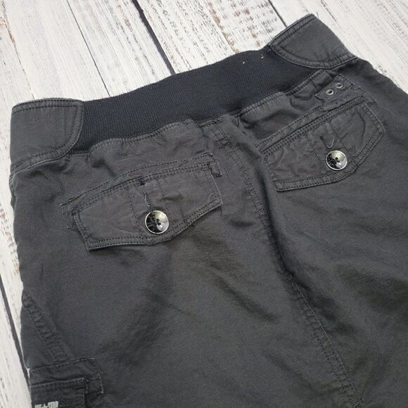 Converse One Star Women's Size 6 Linen & Cotton Cargo Skater Midi Skirt - Picture 4 of 8